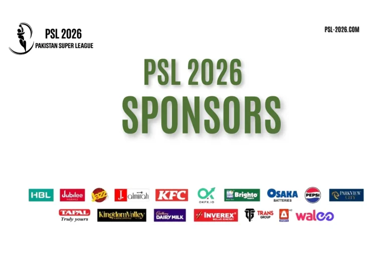 psl 2026 sponsors